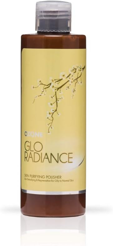 Ozone Glo Radiance Skin Purifying Polisher- 200 G - Removes Sebum and Dead cells, Brightens and Rejuvenates facial skin instantly. 100% Natural Product enriched with Aloe Vera & Papaya Extract. Paraben Free