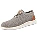 VILOCY Men's Fashion Dress Sneakers Casual Walking Shoes Business Oxfords Comfortable Breathable Lightweight Tennis Zapatos para Hombre Mottled Grey,US11 EU44