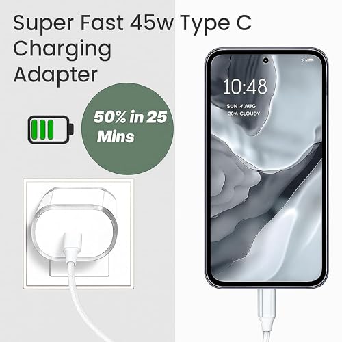 Image of Original 45W Adapter Compatible for Nothing, Nothing (2a), (2), (1) & Others Devices