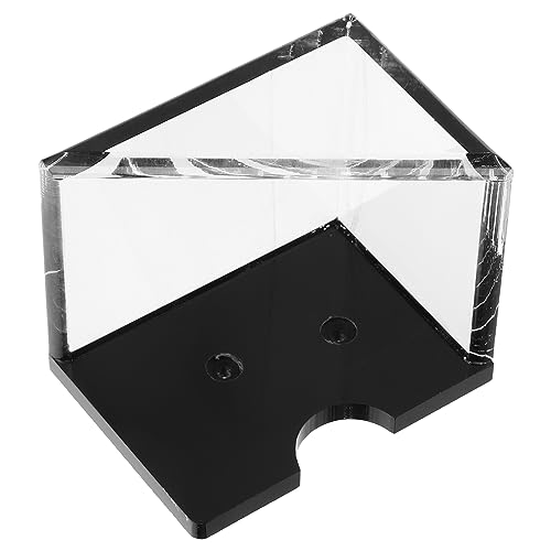 CIYODO Acrylic Playing Card Storage Box for Poker and Game Cards Clear Design Material Organizes Decks for Home and Gatherings