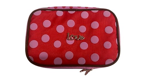 Molin Estojo Love Pink Poá Retangular - 1 Unidade