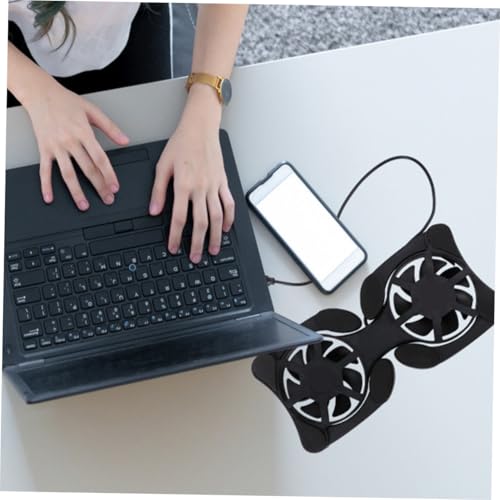 STOBOK Base de Enfriamiento para Laptop USB con Ventiladores miniatura 4