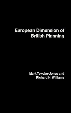 The European Dimension of British Planning book cover