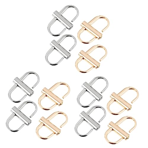 SEWACC 12pcs Ratchet Belt Buckles Metal Buckles for Bag Strap Heavy Duty Straps Diy Adjustment