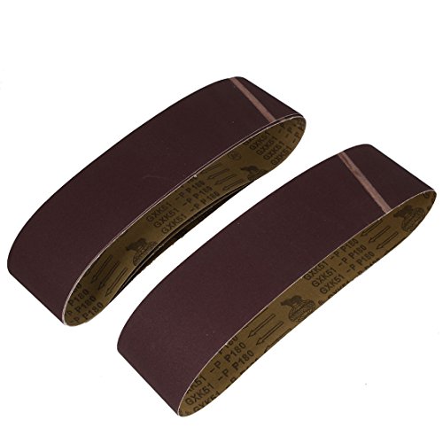 Aexit Woodworking 915mmx100mm Abrasive Wheels & Discs 180 Grit Abrasive Sanding Belt Flap Wheels Sandpaper 5pcs