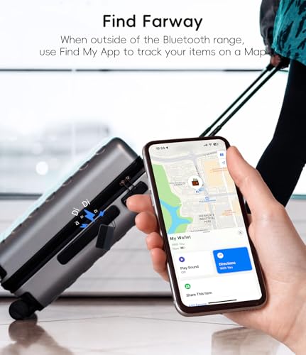 Image of Ultra-Thin Wallet Tracker Card [Apple MFi Certified] Air Tag Card-Style Works with Apple Find My Tracking Your Passport /Luggage /Purse, Preventing Loss of Items
