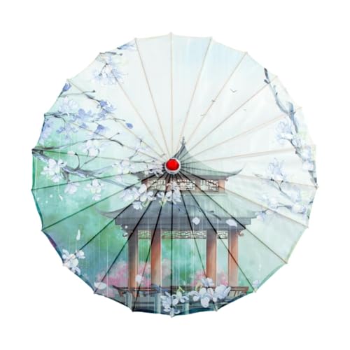 Parasol en papier huilé traditionnel pour costume de soirée dansante