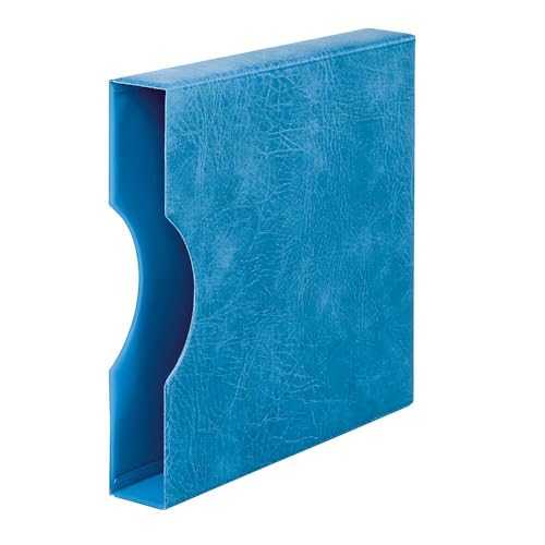 Lindner 814 B boîtier bleu classeur numismatique et philatélie