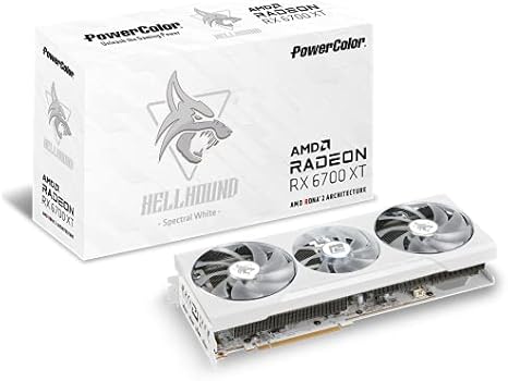 【動作品】AXRX 6700XT 12GBD6-3DHL HELLHOUND Powercolor RX 6700XT 12GBD6-3DHLV2 Hellhound Spectral White AXRX