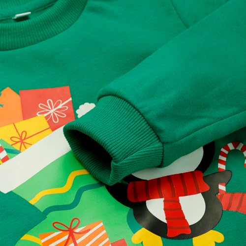 Image of Popshion Toddler Boys Sweatshirts Dinosaur Long Sleeve Pullover Crewneck Shirts Cartoon Tee Sport Tops for Kids 1-8T