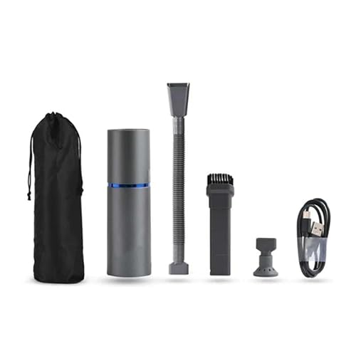 UniQMart Powerful Cordless Handheld Vacuum Cleaner for Car & Home - USB Rechargeable Mini Vacuum with Air Duster