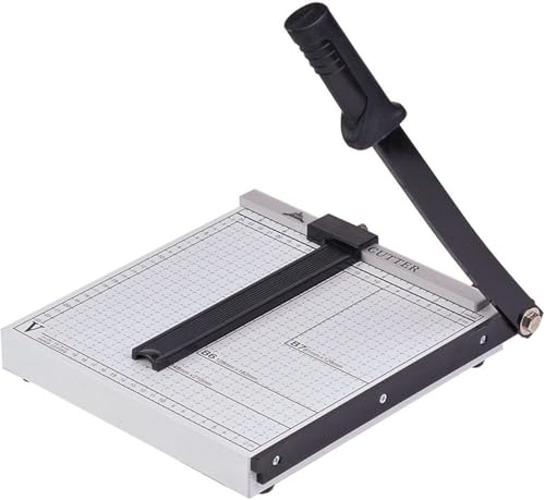 事務器 裁断機 大型 B4ペーパーカッター 業務用カッティングマシン 手作業用紙トリマー大型ペーパーカッター業務用 裁断機 ラベル カード裁断 定規をつけるクーポン ラベル カード裁断 (B5)