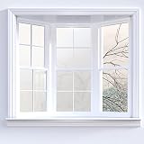 Window Privacy Film Frosted Glass Static Cling Translucent UV Blocking Glass Sticker Non Adhesive De