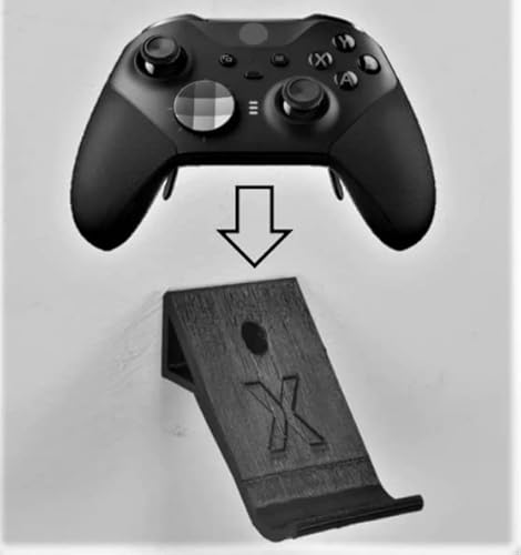 Xbox One Elite Series 1 & 2 Controller Wall Bracket, Mount Holder Black