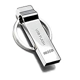【Leggero e portatile】 Il pendrive è progettato senza cappuccio per prevenirne la perdita, il che è conveniente per l'uso quotidiano. La forma semplice e compatta e il portachiavi sono più facili da trasportare, così puoi goderti la comodità dell'archiviazione portatile sempre e ovunque e portare i dati con te ovunque tu vada.