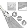 Patio Paradise 8' x 12' Sun Shade Sail Waterproof Gray Rectangle Shade Canopy UV Block Tarp Cloth Outdoor Patio Cover for Garden Backyard Deck Awning #1