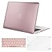 MOSISO Plastic Hard Shell Case & Keyboard Cover & Screen Protector Compatible MacBook Air 11 Inch (Models: A1370 & A1465), Rose Gold