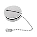 Marine Deck Fill Replacement Cap 316 Stainless Steel Deck Fill Cap with Chain Fit for Hose Deck Fill 1.77 inch