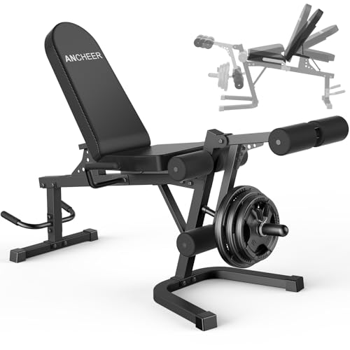 ANCHEER 880LB Leg Extension & Curl