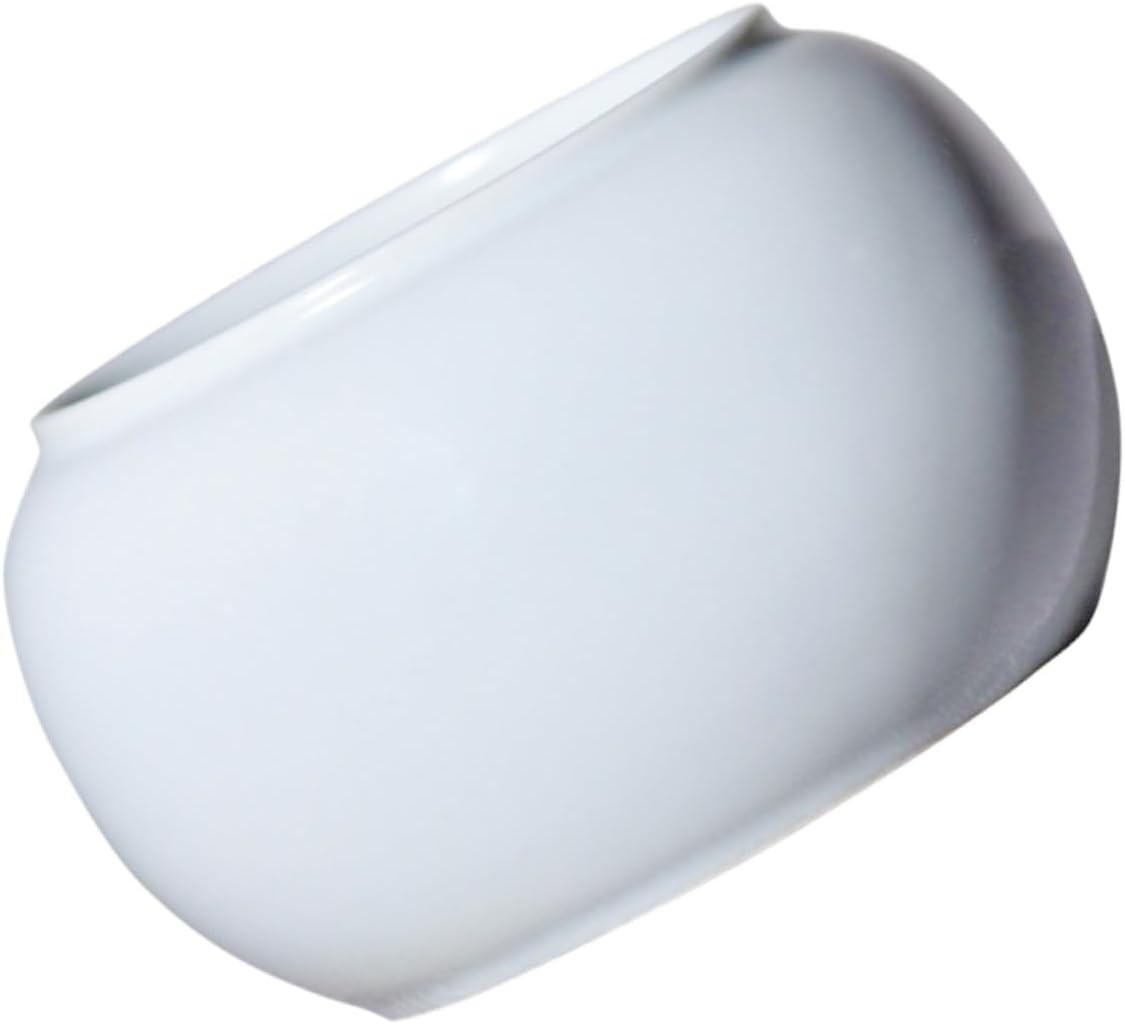 TEHAUX Ceramic Tea Wash Bowl for Calligraphy Brush Lightweight Sumi Painting Water Pot for Ink Brush Cleaning for Beginners and Artists