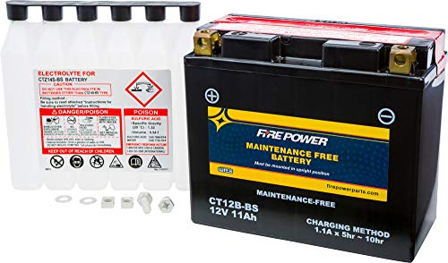 Fire Power Maintenance Free Battery CT12B-BS Ducati