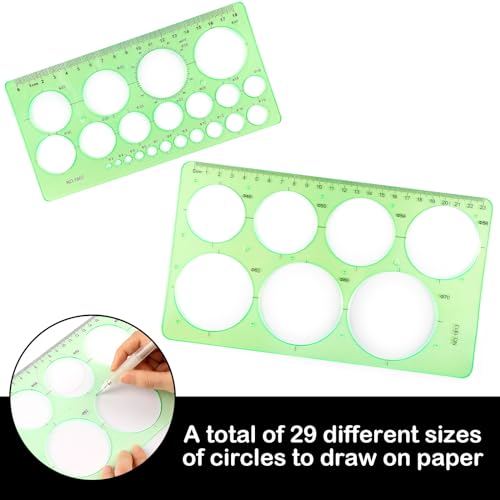 Ymapinc 2Pcs Circle Stencil - Image 4