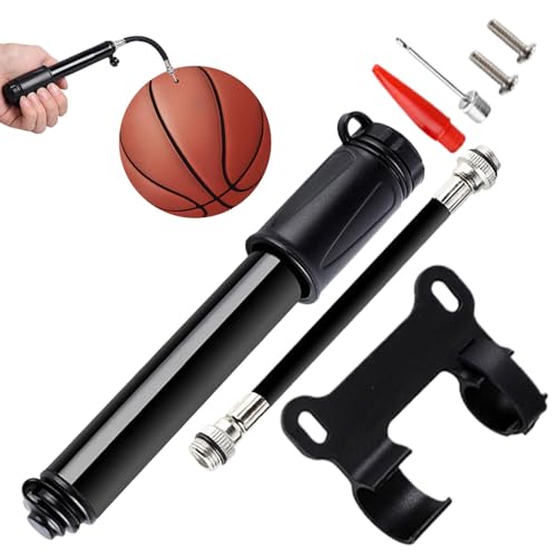 Bomba Pequeña para Bicicletas - Mini Inflador para Bicis,Suministros de Mantenimiento para Deportes con Inflado Rápido para Actividades al Aire Libre y Desplazamientos