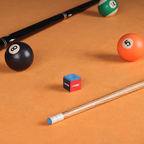 CyeeLife billardkreide Profi 6 Stück,Billard Kreide Zubehör Blau