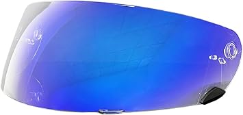 Qualifier DLX Helmet Visor,UV Protection Motorcycle Helmet Face Shield Compatible with Bell Qualifier DLX Mips/Qualifier/Star/Vortex/RS-1/RS-2/RevolverRevo Clear Blue