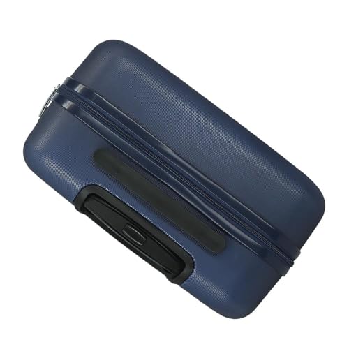 Valise Moyenne ABS Rigide 56L Joumma Roll Road Formentera Marine 4 Roues