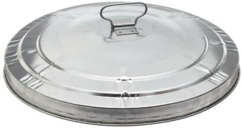 Witt Industries WCD20L Galvanized Steel Light Duty Waste Lid, Round, 18