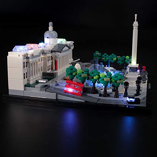 LIGHTAILING Licht-Set Für (Architecture Trafalgar Square) Modell - LED Licht-Set Kompatibel Mit Lego 21045(Modell Nicht… – Bild 5