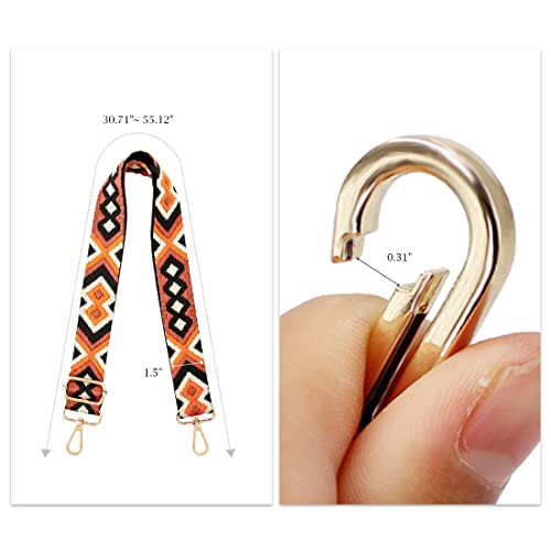 Image of TANOSII Wide Purse Strap Adjustable Replacement Shoulder Crossbody Strap Handbag Strap