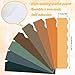 Whaline 73.5Ft Adventure Colors Bulletin Board Borders Back to School Orange Brown Blue Adhesive Trim Border for Classroom Office Chalkboard Wall Decor