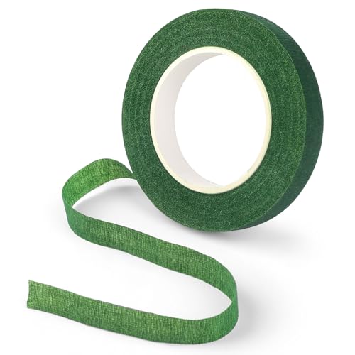 SOCNITC Floral Tape 1/2inch Flower Tape, Flower Tape for Bouquet Stem Wrap Floral Arranging Craft Projects Corsages, Wedding Bouquet