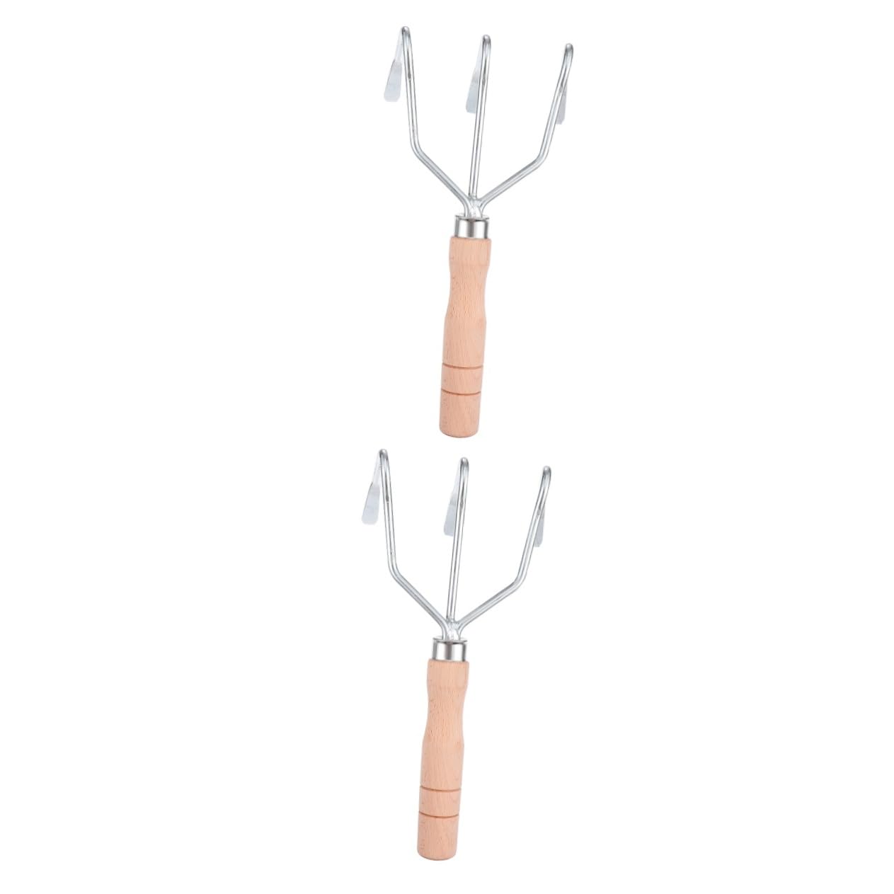 Sosoport 3 Pezzi Rastrello da Giardino a Mano Robusto Coltivatore Rastrello a Mano per Terreni Mini Rastrello da Giardino Strumento da Giardino Coltivatore Forniture da Giardino