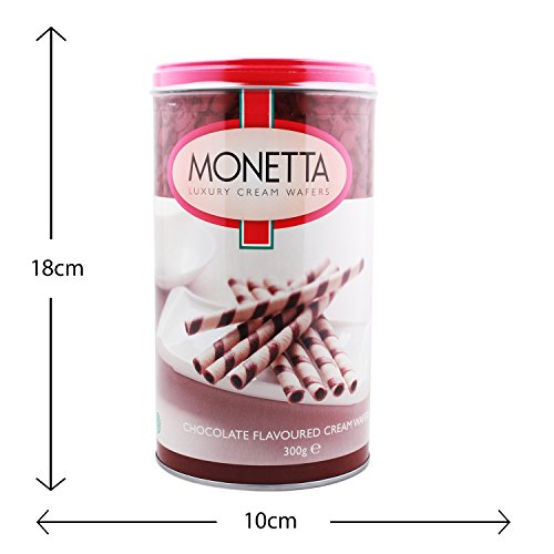 Monetta Wafer Rolls, Chocolate, 300G