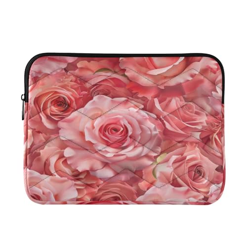 Funda para portátil 13-14 pulgadas con patrón rosa