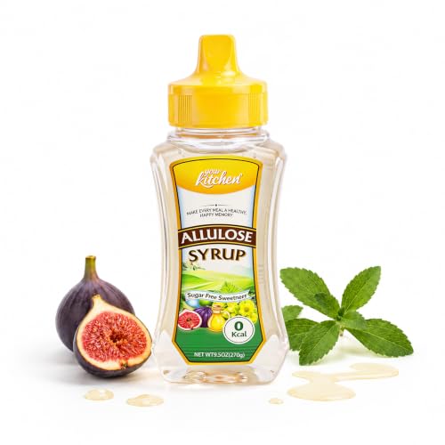 Your Kitchen Allulose Syrup, Zero Calorie Liquid Allulose Sweetener 9.5 Oz