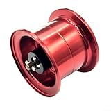 Pour une bobine ultra légère : ne pesant que 7,5 g avec roulements et 6 g sans, cette bobine de moulinet de pêche réduit l'inertie de rotation pour une accélération plus rapide et une performance de lancer plus fluide ; la construction en aluminium léger améliore la sensibilité et pour une réponse lors de la récupération