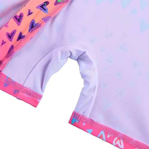 Image of XFGIRLS Baby /Toddler Girls Swimsuit Long Sleeve One-Piece Bathing Suit Rash Guard