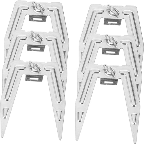 6 Set En Acier Inoxydable Friteuse À Air Fourchette Poulet Rôti Fourchette Poisson Viande Grillée Fourchette Agneau Turquie Fourchette Pour Grillage Rôtisserie Rôtissoire Bbq Cuisine (argent)