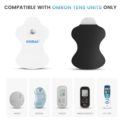 Image of 10 Pcs Replacement Pads Compatible with Omron TENS Units (PM500, PM400, PM3030), Not for Heat Pain Pro PM311 /PM800
