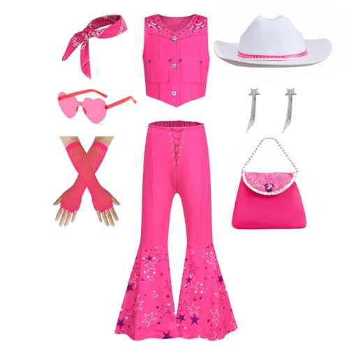 Disfraz Completo de Vaquera para Niñas 7-8T