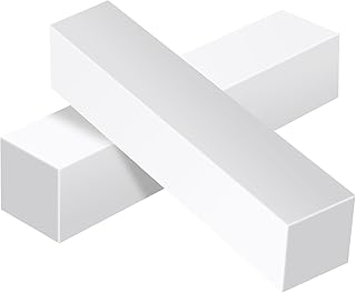 2 PCS UHMW Tapping Block 12 x 2.4 x 2.4 Inch, Ultra High Molecular Weight Polyethylene White Plastic Blocks for Vinyl Plank Flooring Installation DIY Projects