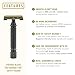 VIKINGS BLADE Double Edge Safety Razor for Men + 5 Swedish Steel Blades + Luxury Case. Smooth, Reusable, Recyclable (Chieftain “5 BC”)
