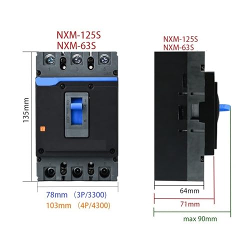 MCCB NXM disjoncteur boîtier moulé interrupteur triphasé 3P - 2