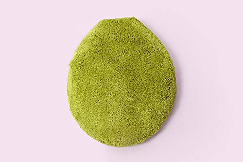 Golden Linens 3 Piece Bath Rug Set Solid Color Pattern Carved Extra Soft Touch And Absorbent Bathroom Rug (Bath Mat 20" X 30" Contour 18" X 18" Lid Cover 20" X 20") #Gl001 (Lime Green) #TOP3