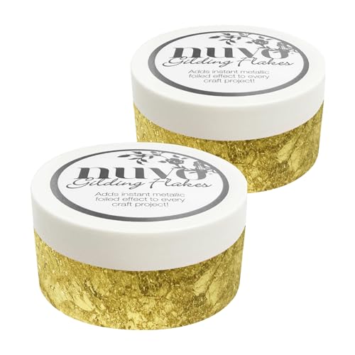 NUVO Juego de copos dorados (200 ml cada uno) - (Radiant Gold, paquete de 2)