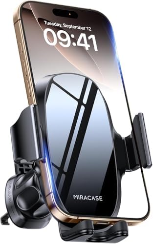 Miracase Ultra-Stable Support Telephone Voiture Grille d'aération...